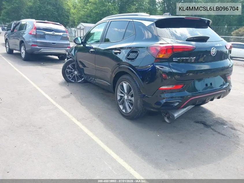 2020 Buick Encore Gx Awd Preferred VIN: KL4MMCSL6LB096704 Lot: 45519993