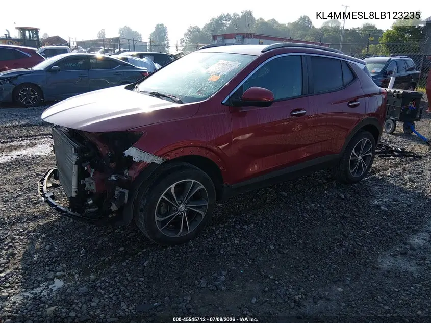2020 Buick Encore Gx Awd Select VIN: KL4MMESL8LB123235 Lot: 45545712
