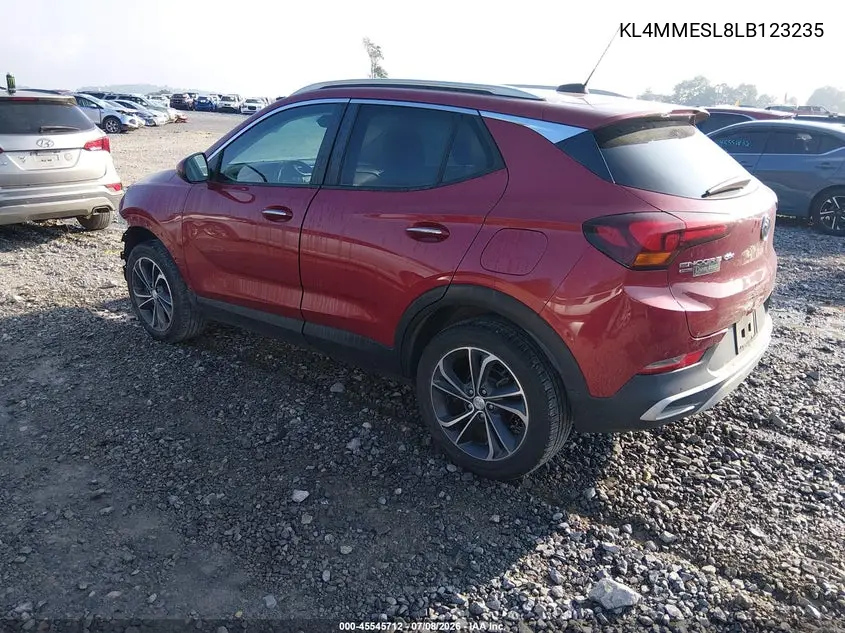 2020 Buick Encore Gx Awd Select VIN: KL4MMESL8LB123235 Lot: 45545712