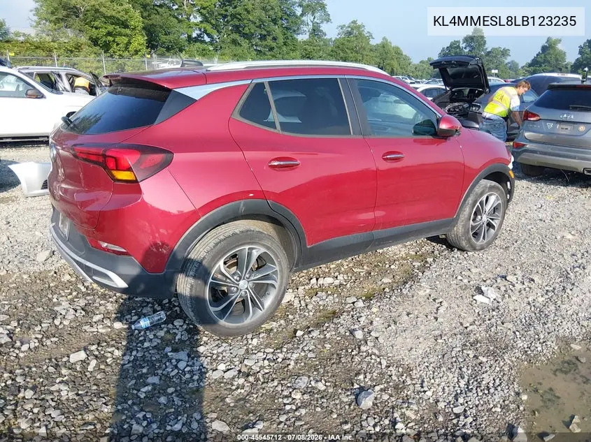2020 Buick Encore Gx Awd Select VIN: KL4MMESL8LB123235 Lot: 45545712