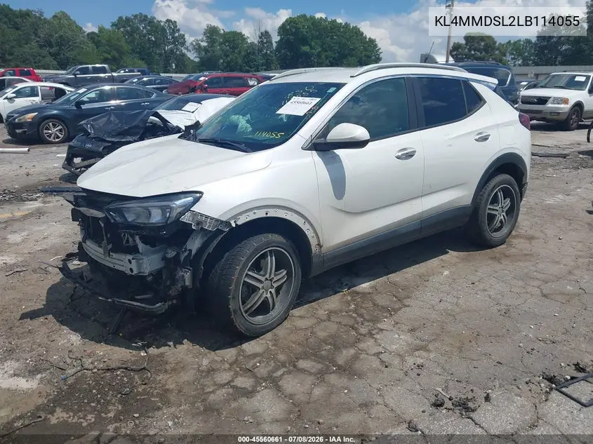 2020 Buick Encore Gx Fwd Select VIN: KL4MMDSL2LB114055 Lot: 45560661