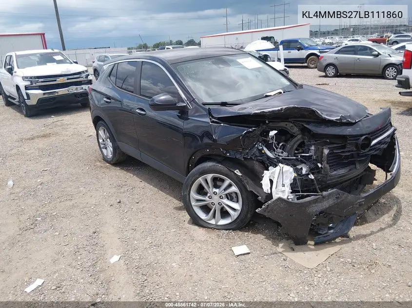 2020 Buick Encore Gx Fwd Preferred VIN: KL4MMBS27LB111860 Lot: 45561742
