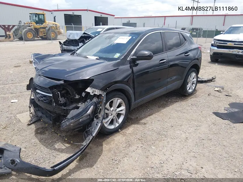 2020 Buick Encore Gx Fwd Preferred VIN: KL4MMBS27LB111860 Lot: 45561742