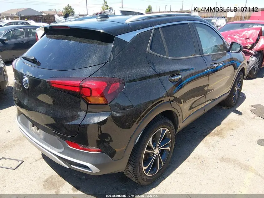 2020 Buick Encore Gx Fwd Select VIN: KL4MMDSL6LB107142 Lot: 45595885