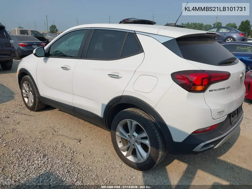 2020 Buick Encore Gx Fwd Preferred VIN: KL4MMBS21LB101731 Lot: 45641056