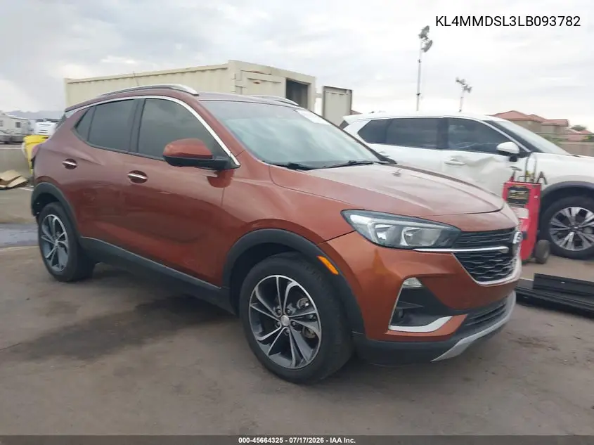 2020 Buick Encore Gx Fwd Select VIN: KL4MMDSL3LB093782 Lot: 45664325