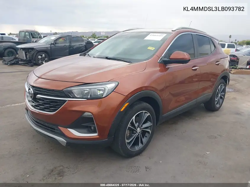 2020 Buick Encore Gx Fwd Select VIN: KL4MMDSL3LB093782 Lot: 45664325