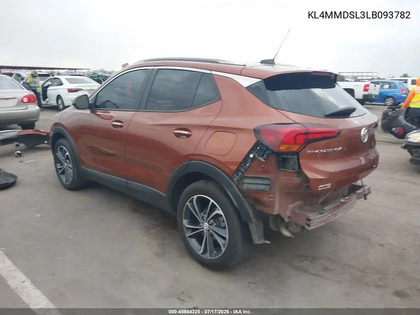 2020 Buick Encore Gx Fwd Select VIN: KL4MMDSL3LB093782 Lot: 45664325