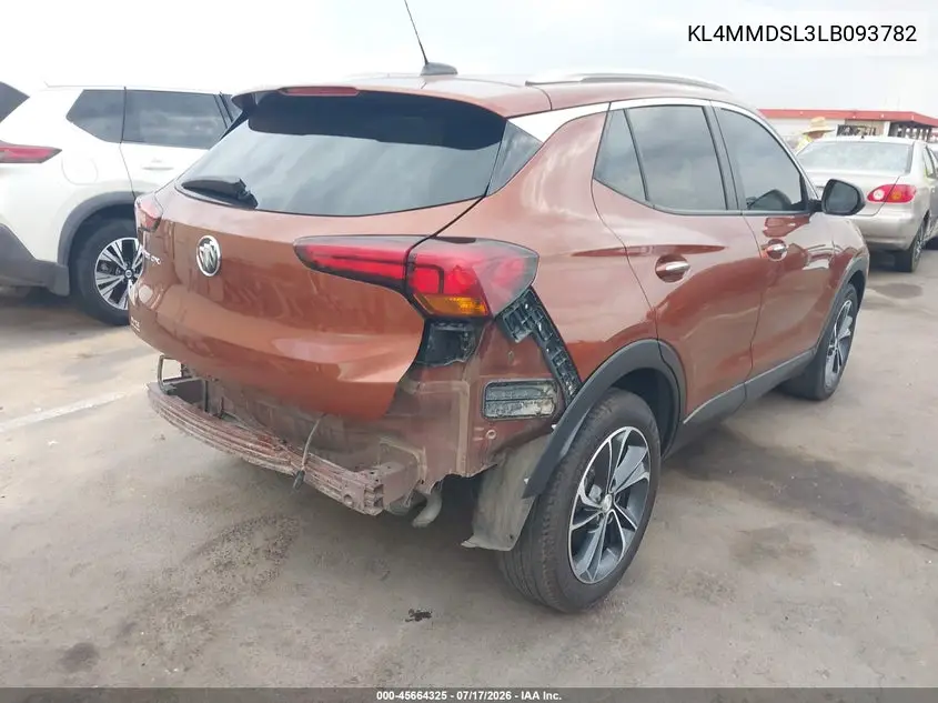 2020 Buick Encore Gx Fwd Select VIN: KL4MMDSL3LB093782 Lot: 45664325