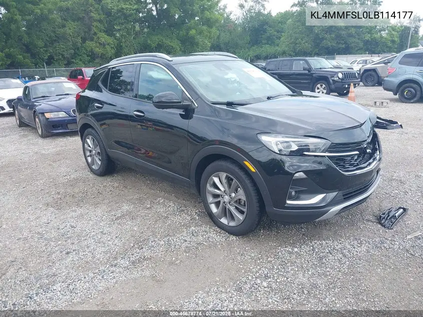 2020 Buick Encore Gx Fwd Essence VIN: KL4MMFSL0LB114177 Lot: 45678774
