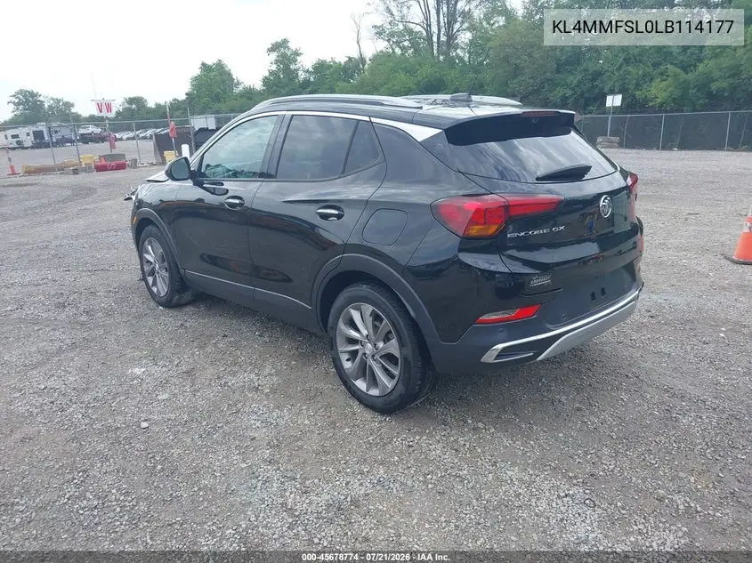 2020 Buick Encore Gx Fwd Essence VIN: KL4MMFSL0LB114177 Lot: 45678774