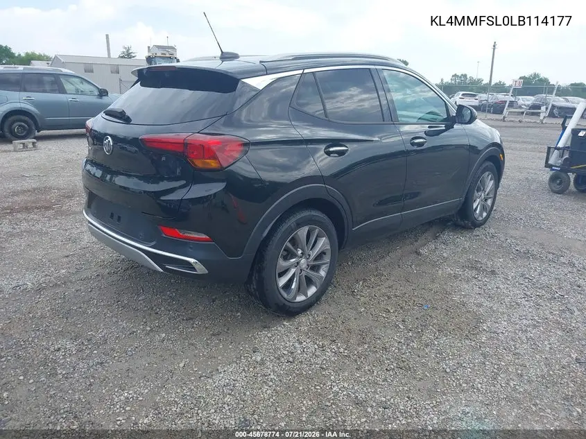 2020 Buick Encore Gx Fwd Essence VIN: KL4MMFSL0LB114177 Lot: 45678774