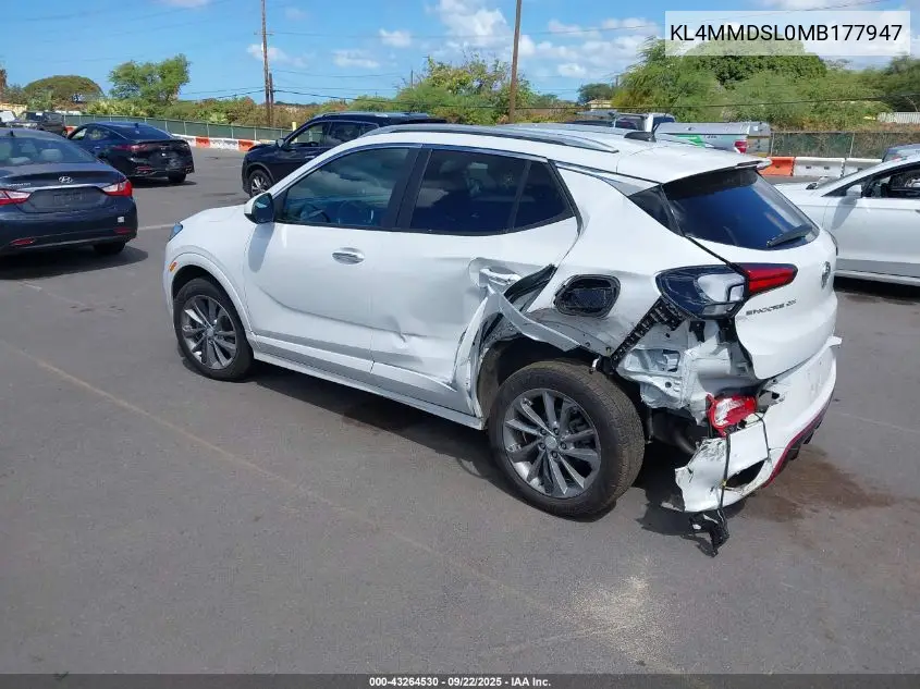 KL4MMDSL0MB177947 2021 Buick Encore Gx Fwd Select