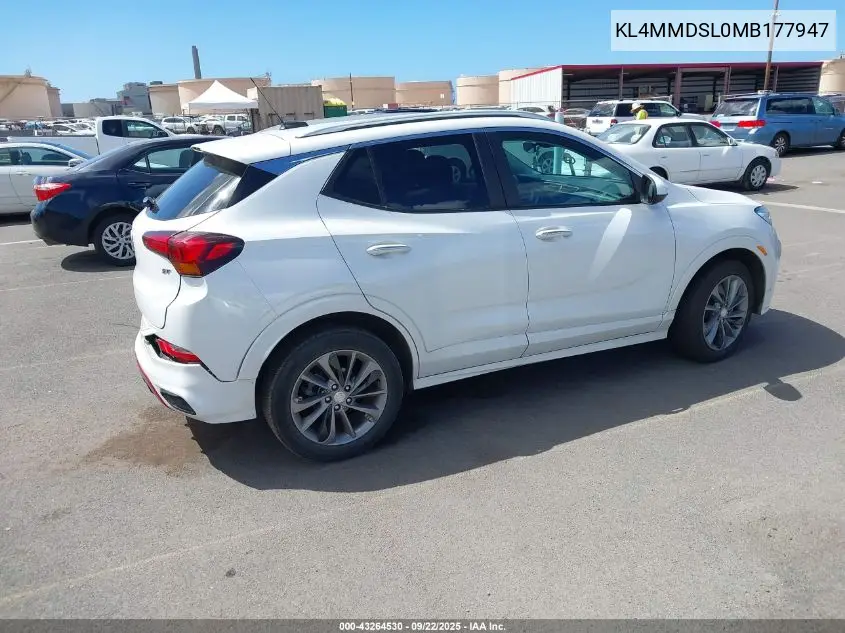 KL4MMDSL0MB177947 2021 Buick Encore Gx Fwd Select