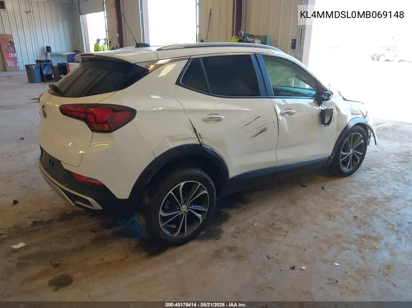 2021 Buick Encore Gx Fwd Select VIN: KL4MMDSL0MB069148 Lot: 45176414