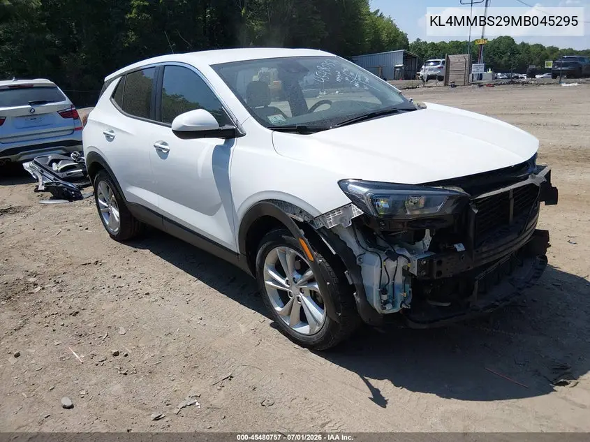 2021 Buick Encore Gx Fwd Preferred VIN: KL4MMBS29MB045295 Lot: 45480757