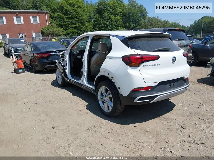2021 Buick Encore Gx Fwd Preferred VIN: KL4MMBS29MB045295 Lot: 45480757