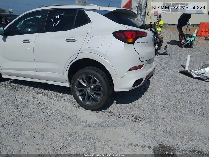 2021 Buick Encore Gx Fwd Select VIN: KL4MMDS21MB156323 Lot: 45501215