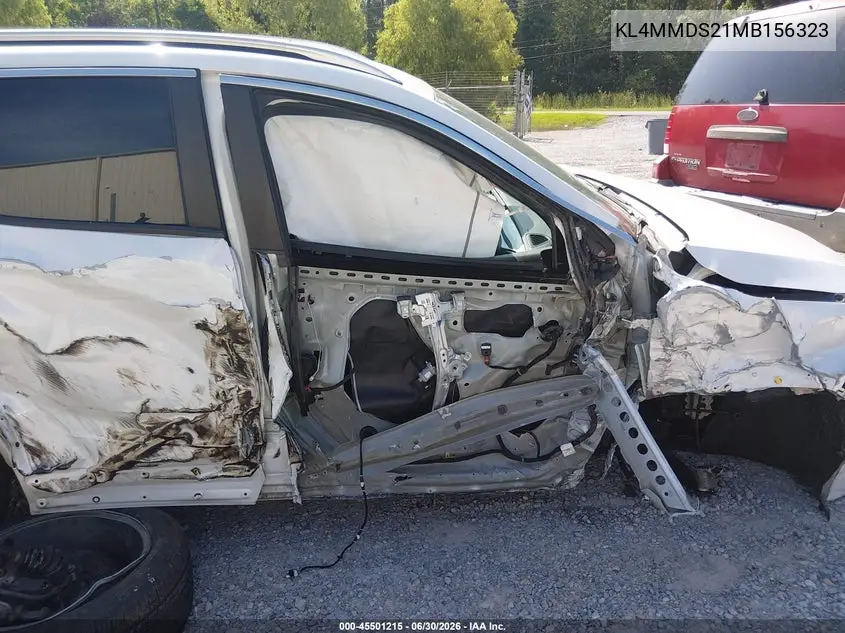 2021 Buick Encore Gx Fwd Select VIN: KL4MMDS21MB156323 Lot: 45501215