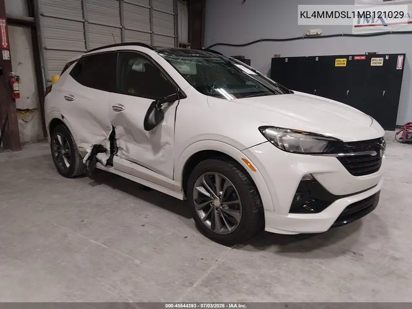 2021 Buick Encore Gx Fwd Select VIN: KL4MMDSL1MB121029 Lot: 45544393