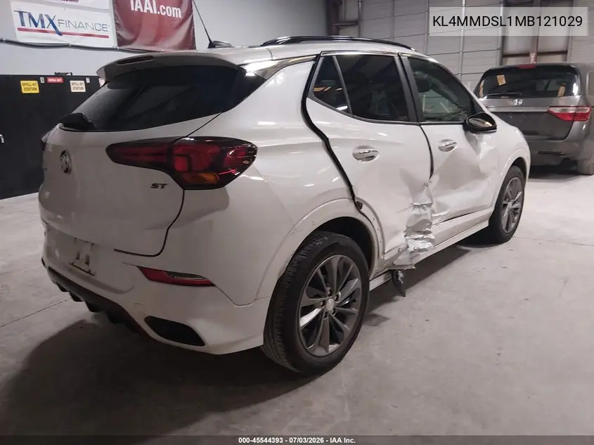 2021 Buick Encore Gx Fwd Select VIN: KL4MMDSL1MB121029 Lot: 45544393