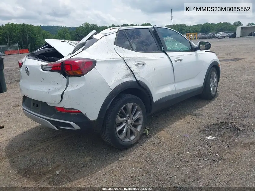 2021 Buick Encore Gx Fwd Select VIN: KL4MMDS23MB085562 Lot: 45572073