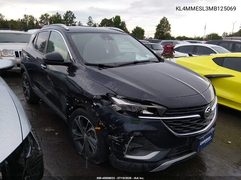 2021 Buick Encore Gx Awd Select VIN: KL4MMESL3MB125069 Lot: 45598833