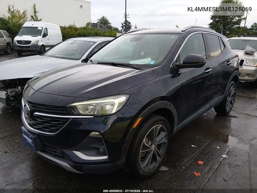 2021 Buick Encore Gx Awd Select VIN: KL4MMESL3MB125069 Lot: 45598833
