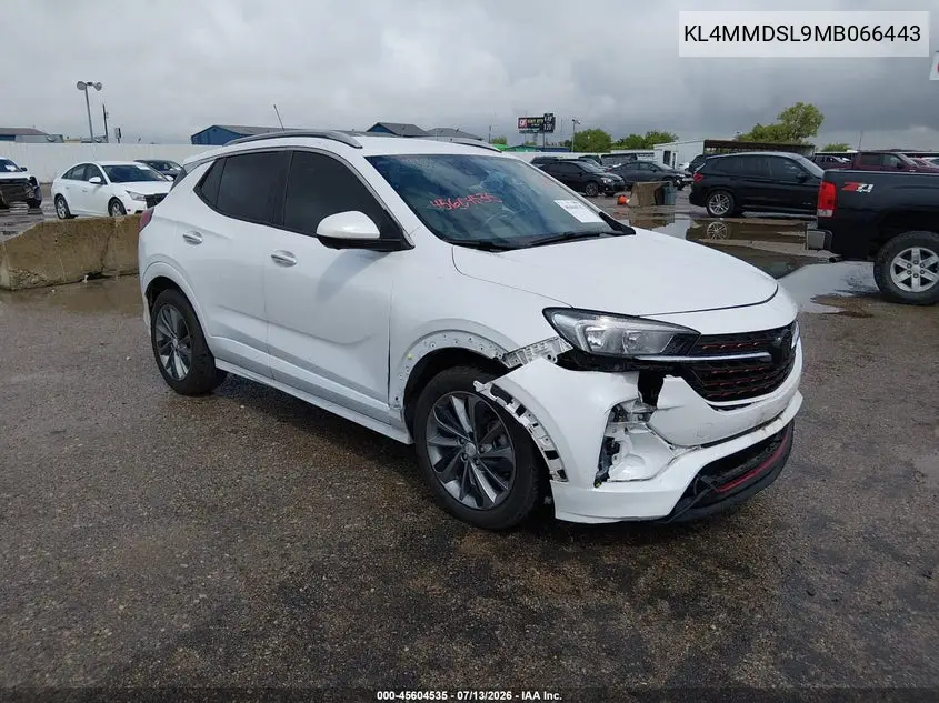 2021 Buick Encore Gx Fwd Select VIN: KL4MMDSL9MB066443 Lot: 45604535