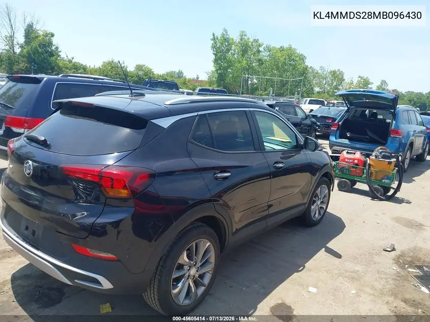 2021 Buick Encore Gx Fwd Select VIN: KL4MMDS28MB096430 Lot: 45605414