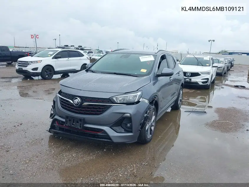2021 Buick Encore Gx Fwd Select VIN: KL4MMDSL6MB109121 Lot: 45606220