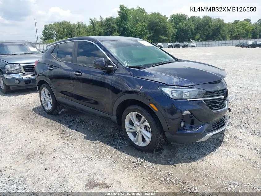 2021 Buick Encore Gx Fwd Preferred VIN: KL4MMBS2XMB126550 Lot: 45611747