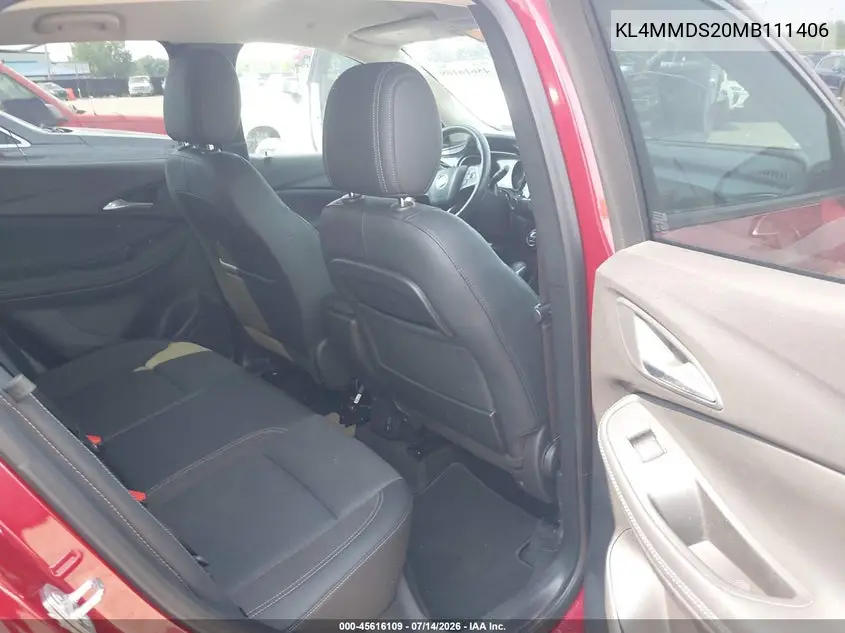2021 Buick Encore Gx Fwd Select VIN: KL4MMDS20MB111406 Lot: 45616109