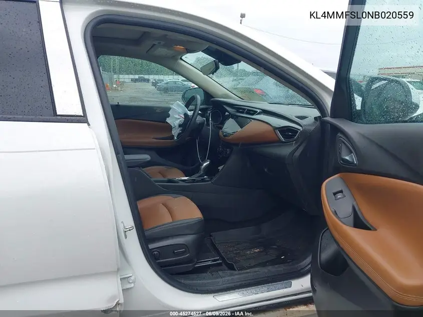 2022 Buick Encore Gx Fwd Essence VIN: KL4MMFSL0NB020559 Lot: 45274527
