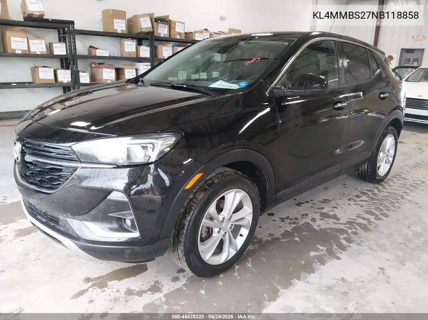 2022 Buick Encore Gx Fwd Preferred VIN: KL4MMBS27NB118858 Lot: 45428320
