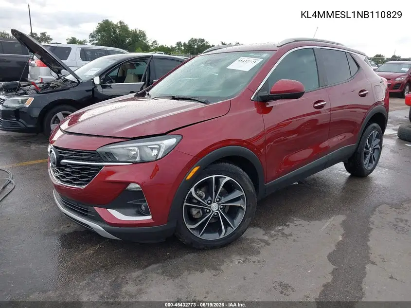2022 Buick Encore Gx Awd Select VIN: KL4MMESL1NB110829 Lot: 45432773