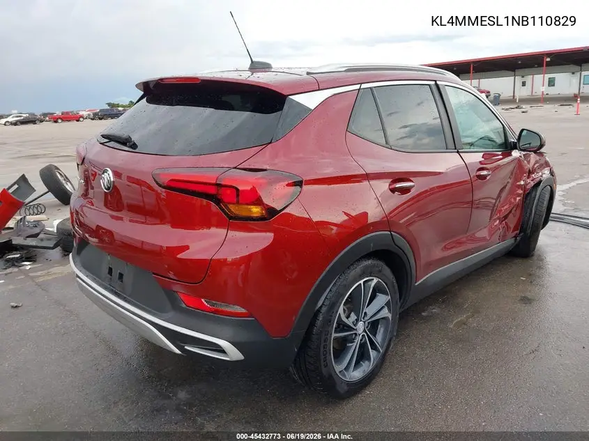 2022 Buick Encore Gx Awd Select VIN: KL4MMESL1NB110829 Lot: 45432773