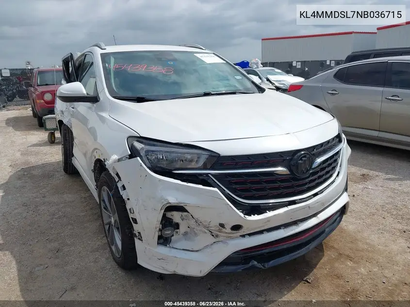 2022 Buick Encore Gx Fwd Select VIN: KL4MMDSL7NB036715 Lot: 45439358