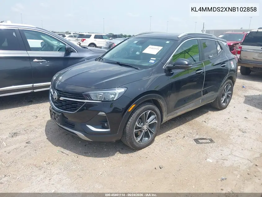 2022 Buick Encore Gx Fwd Select VIN: KL4MMDS2XNB102858 Lot: 45461114