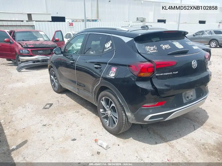 2022 Buick Encore Gx Fwd Select VIN: KL4MMDS2XNB102858 Lot: 45461114