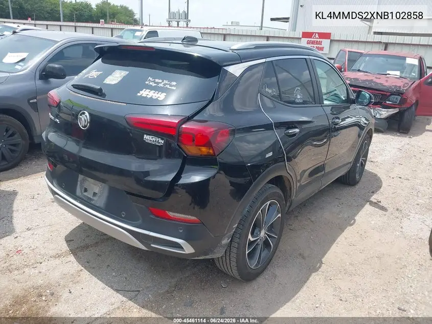 2022 Buick Encore Gx Fwd Select VIN: KL4MMDS2XNB102858 Lot: 45461114