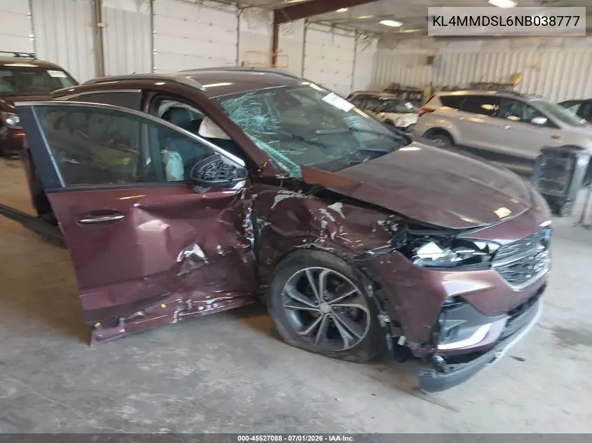 2022 Buick Encore Gx Fwd Select VIN: KL4MMDSL6NB038777 Lot: 45527088