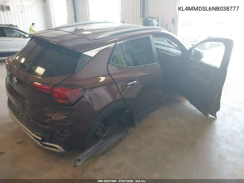 2022 Buick Encore Gx Fwd Select VIN: KL4MMDSL6NB038777 Lot: 45527088