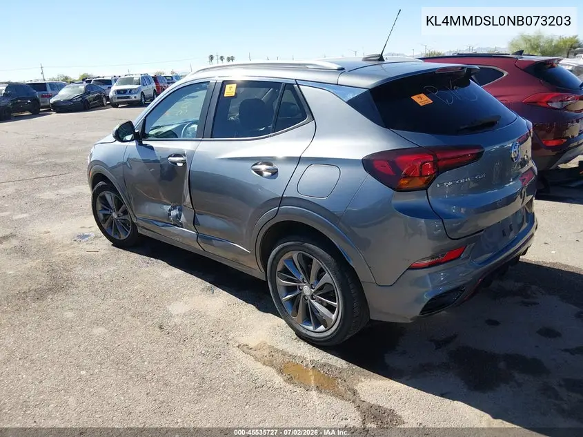 2022 Buick Encore Gx Fwd Select VIN: KL4MMDSL0NB073203 Lot: 45535727