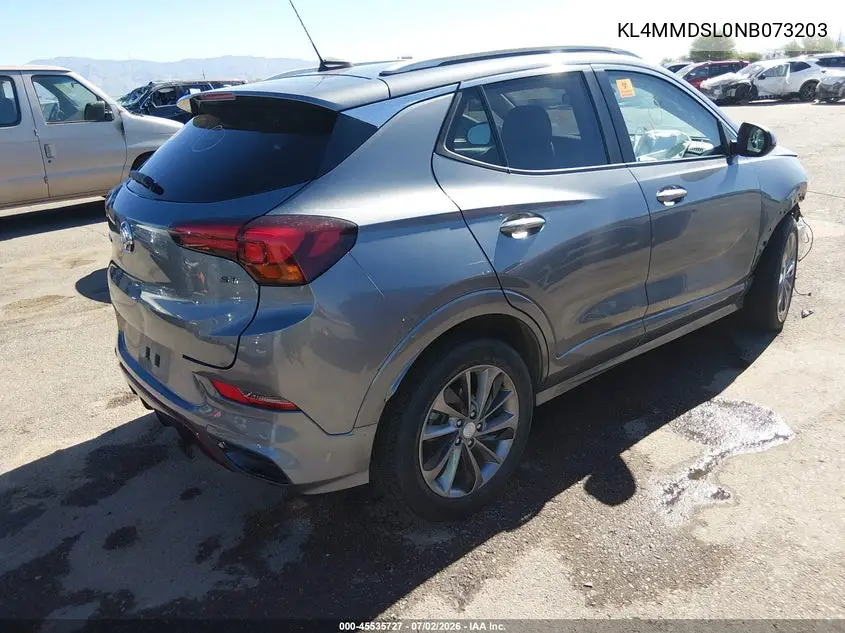 2022 Buick Encore Gx Fwd Select VIN: KL4MMDSL0NB073203 Lot: 45535727
