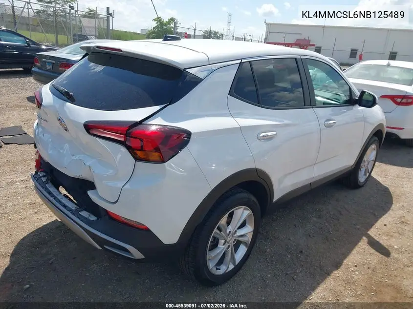 2022 Buick Encore Gx Awd Preferred VIN: KL4MMCSL6NB125489 Lot: 45539091