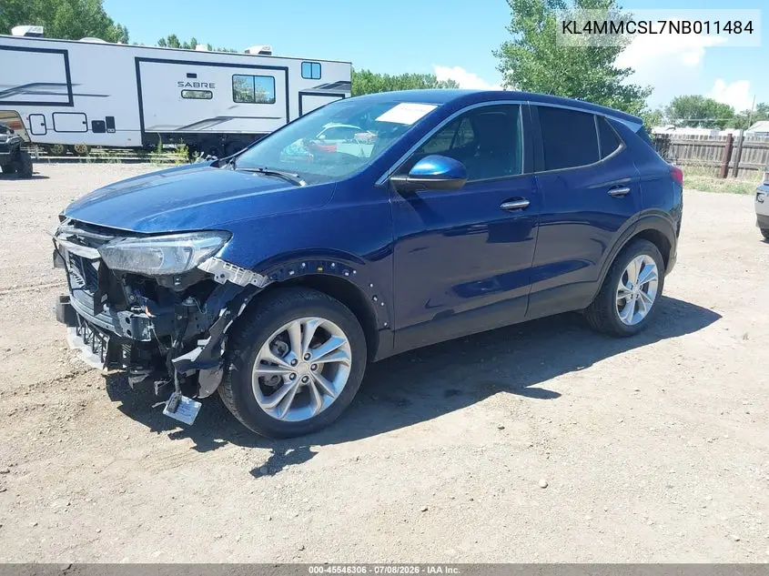 2022 Buick Encore Gx Awd Preferred VIN: KL4MMCSL7NB011484 Lot: 45546306
