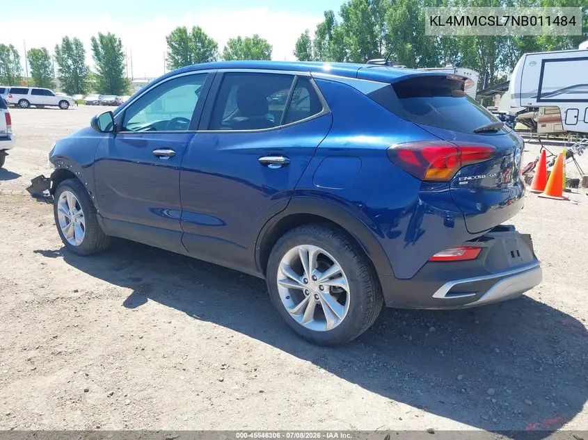 2022 Buick Encore Gx Awd Preferred VIN: KL4MMCSL7NB011484 Lot: 45546306