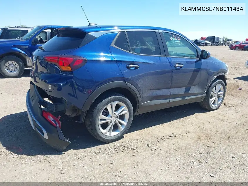 2022 Buick Encore Gx Awd Preferred VIN: KL4MMCSL7NB011484 Lot: 45546306