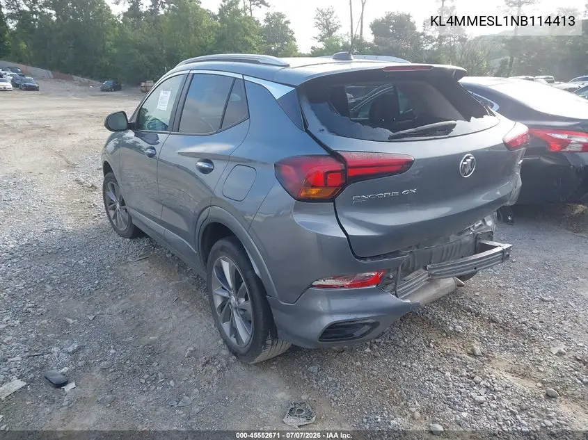 2022 Buick Encore Gx Awd Select VIN: KL4MMESL1NB114413 Lot: 45552671